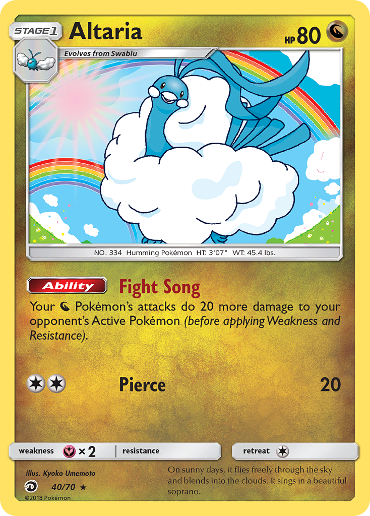 Altaria (40/70) [Sun & Moon: Dragon Majesty] | Gear Gaming Fayetteville