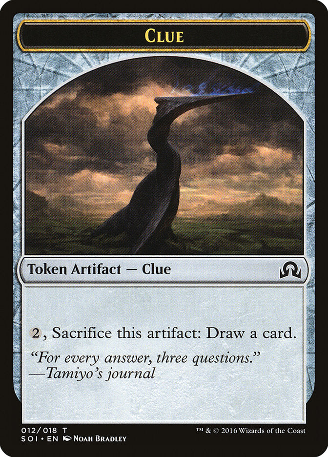 Clue Token (012/018) [Shadows over Innistrad Tokens] | Gear Gaming Fayetteville