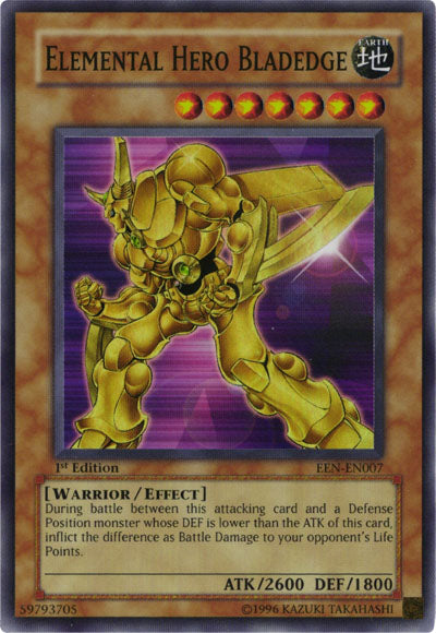Elemental Hero Bladedge [EEN-EN007] Super Rare | Gear Gaming Fayetteville