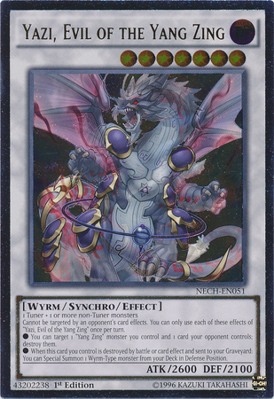 Yazi, Evil of the Yang Zing [NECH-EN051] Ultimate Rare | Gear Gaming Fayetteville