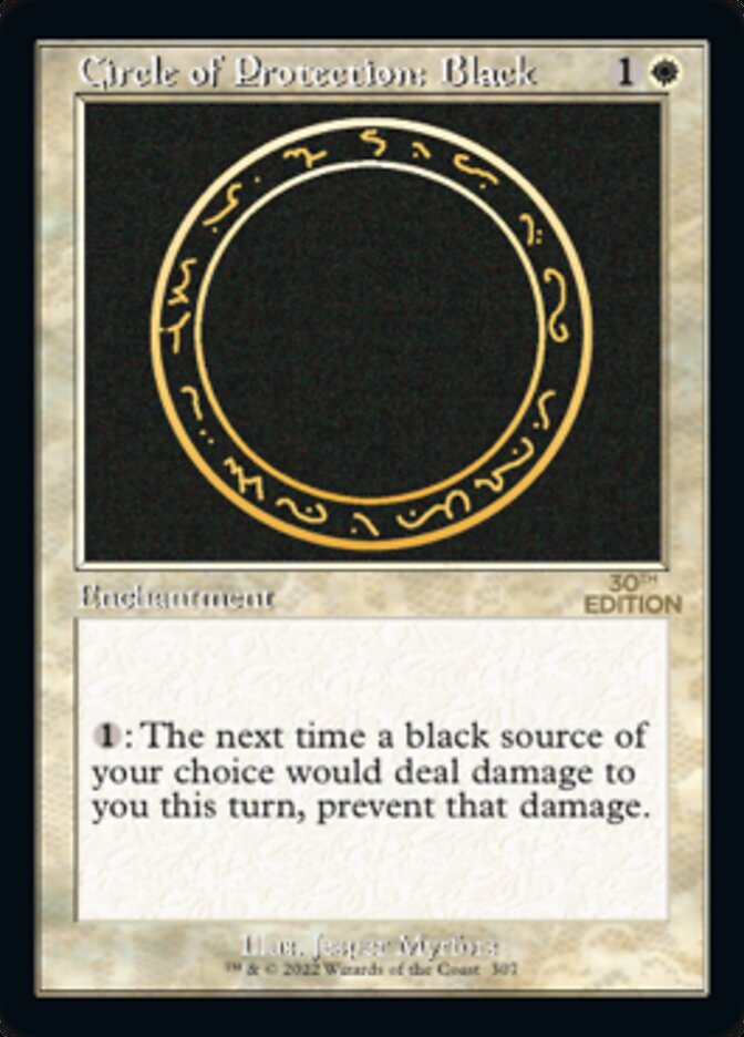 Circle of Protection: Black (Retro) [30th Anniversary Edition] | Gear Gaming Fayetteville