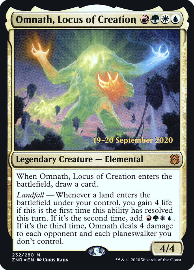 Omnath, Locus of Creation [Zendikar Rising Prerelease Promos] | Gear Gaming Fayetteville