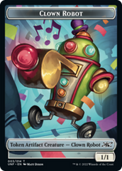 Clown Robot (003) // Food (011) Double-Sided Token [Unfinity Tokens] | Gear Gaming Fayetteville