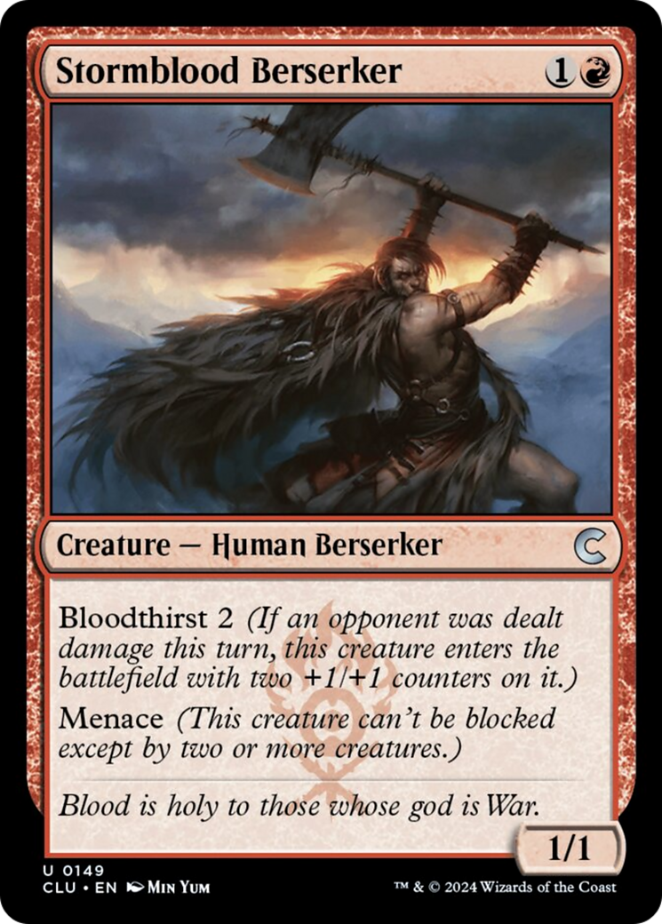 Stormblood Berserker [Ravnica: Clue Edition] | Gear Gaming Fayetteville
