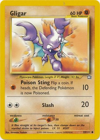 Gligar (59/111) [Neo Genesis Unlimited] | Gear Gaming Fayetteville