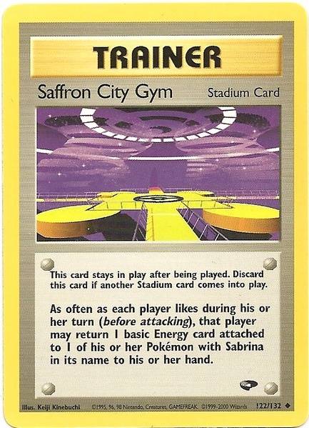 Saffron City Gym (122/132) [Gym Challenge Unlimited] | Gear Gaming Fayetteville