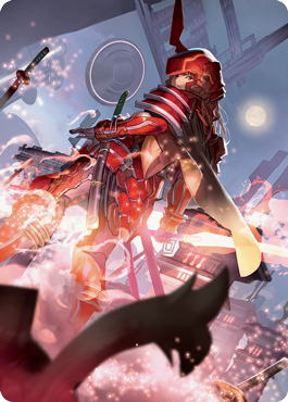 Peerless Samurai Art Card [Kamigawa: Neon Dynasty Art Series] | Gear Gaming Fayetteville