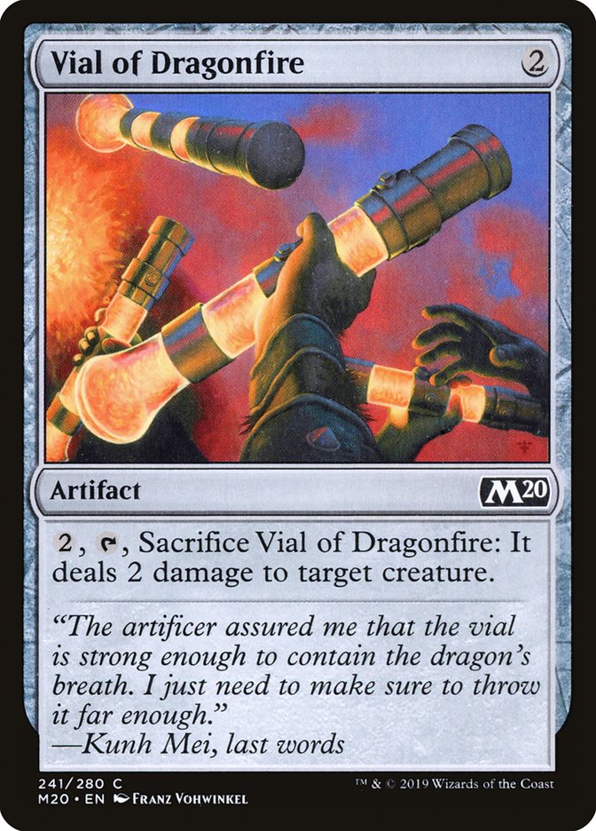 Vial of Dragonfire [Core Set 2020] | Gear Gaming Fayetteville