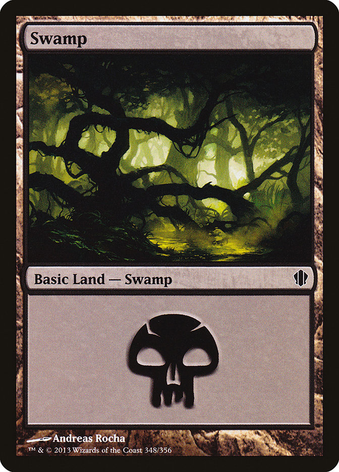 Swamp (348) [Commander 2013] | Gear Gaming Fayetteville