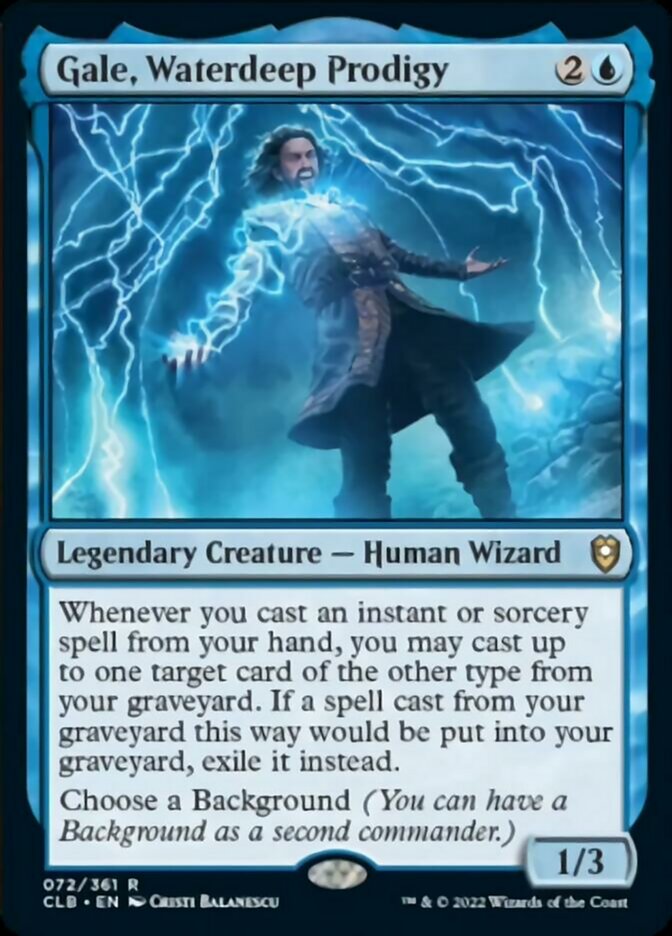 Gale, Waterdeep Prodigy [Commander Legends: Battle for Baldur's Gate] | Gear Gaming Fayetteville