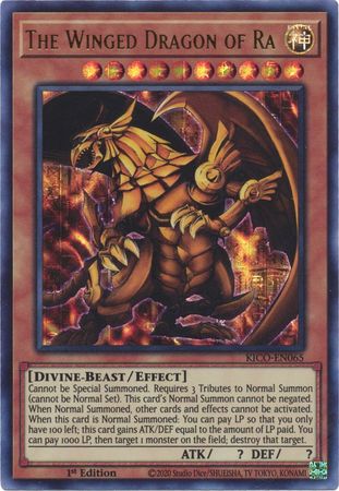 The Winged Dragon of Ra (Ultra Pharaoh's Rare) [KICO-EN065] Ultra Pharaoh’s Rare | Gear Gaming Fayetteville