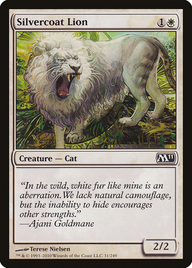 Silvercoat Lion [Magic 2011] | Gear Gaming Fayetteville