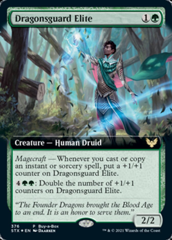 Dragonsguard Elite (Buy-A-Box) [Strixhaven: School of Mages Promos] | Gear Gaming Fayetteville