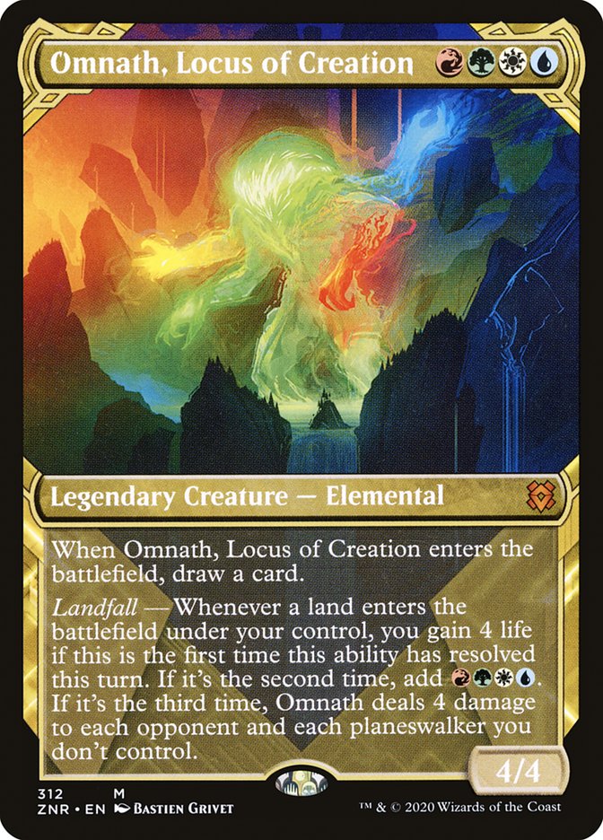 Omnath, Locus of Creation (Showcase) [Zendikar Rising] | Gear Gaming Fayetteville