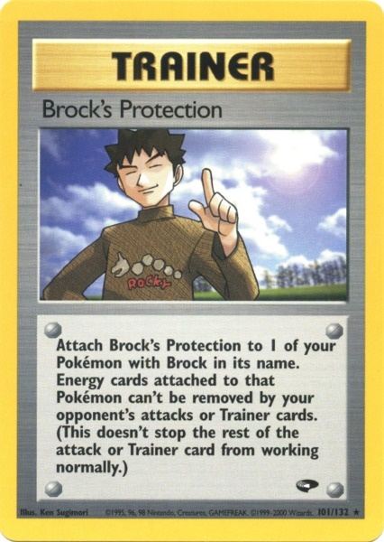 Brock's Protection (101/132) [Gym Challenge Unlimited] | Gear Gaming Fayetteville