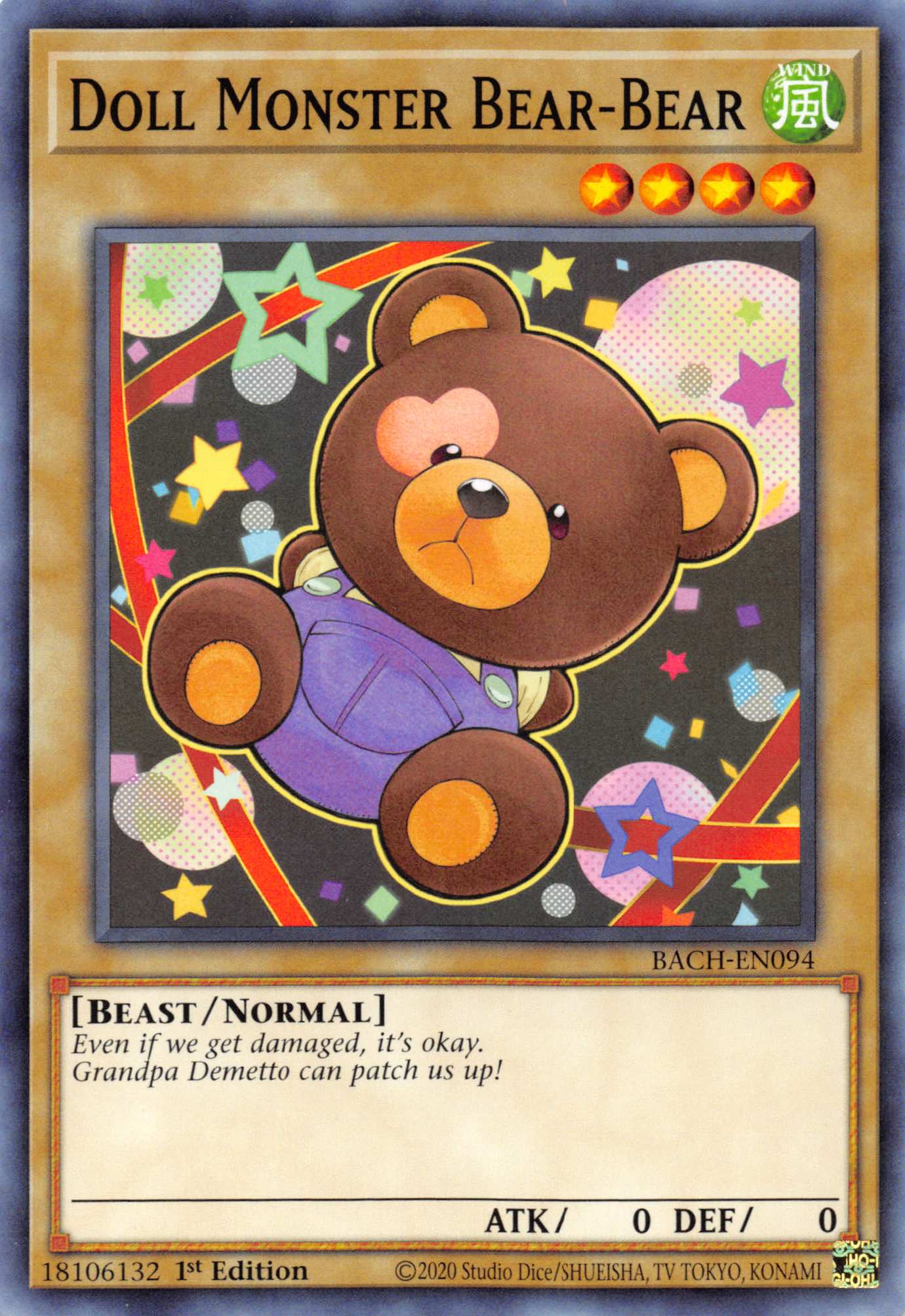 Doll Monster Bear-Bear [BACH-EN094] Common | Gear Gaming Fayetteville