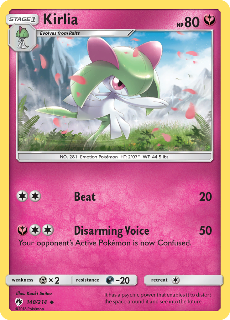 Kirlia (140/214) [Sun & Moon: Lost Thunder] | Gear Gaming Fayetteville