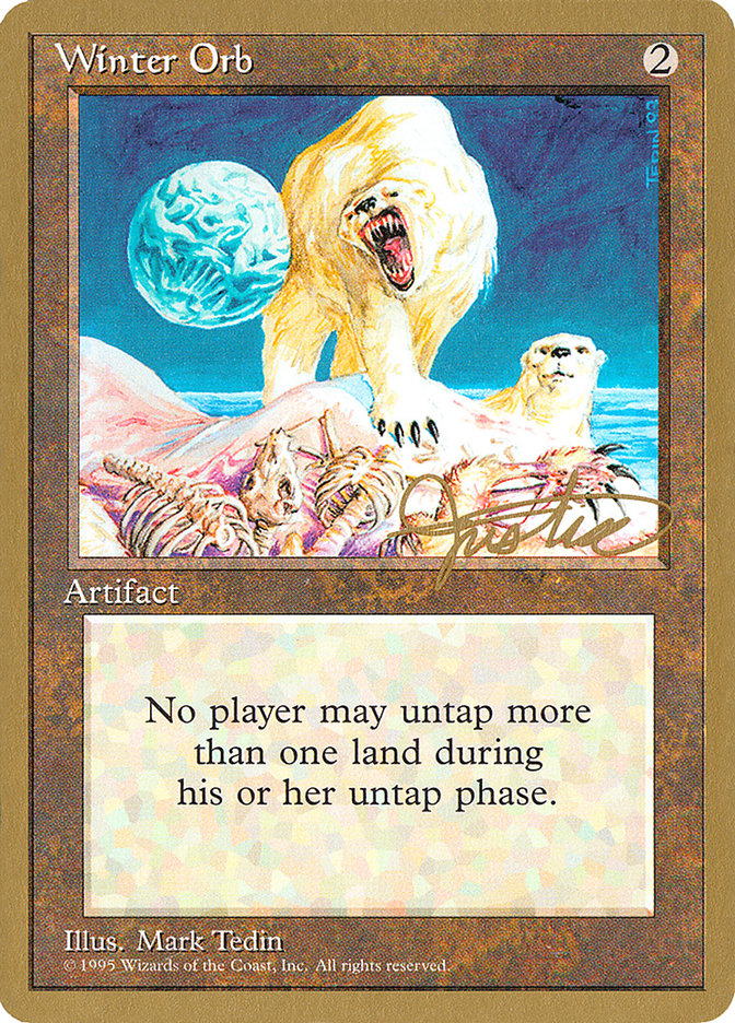 Winter Orb (Mark Justice) [Pro Tour Collector Set] | Gear Gaming Fayetteville