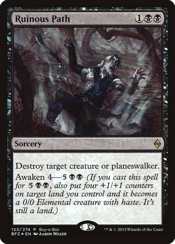 Ruinous Path (Buy-A-Box) [Battle for Zendikar Promos] | Gear Gaming Fayetteville