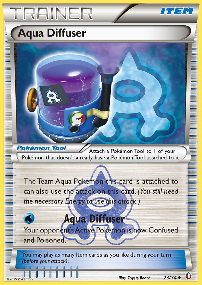 Aqua Diffuser (23/34) [XY: Double Crisis] | Gear Gaming Fayetteville