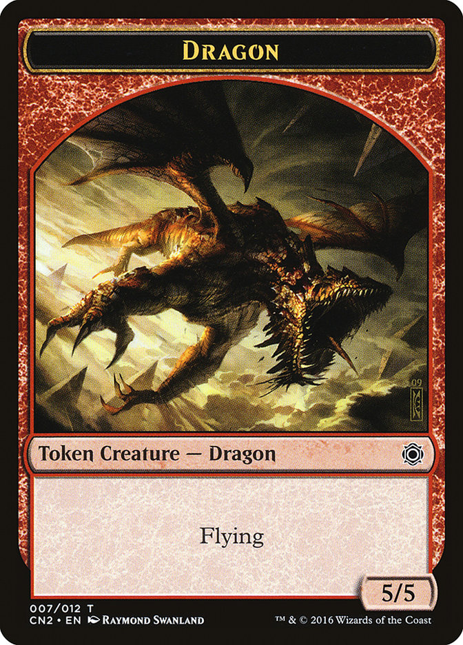 Dragon Token [Conspiracy: Take the Crown Tokens] | Gear Gaming Fayetteville