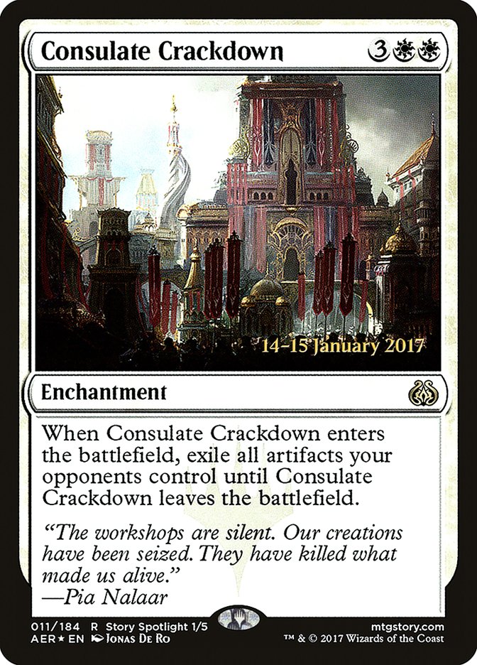 Consulate Crackdown [Aether Revolt Prerelease Promos] | Gear Gaming Fayetteville