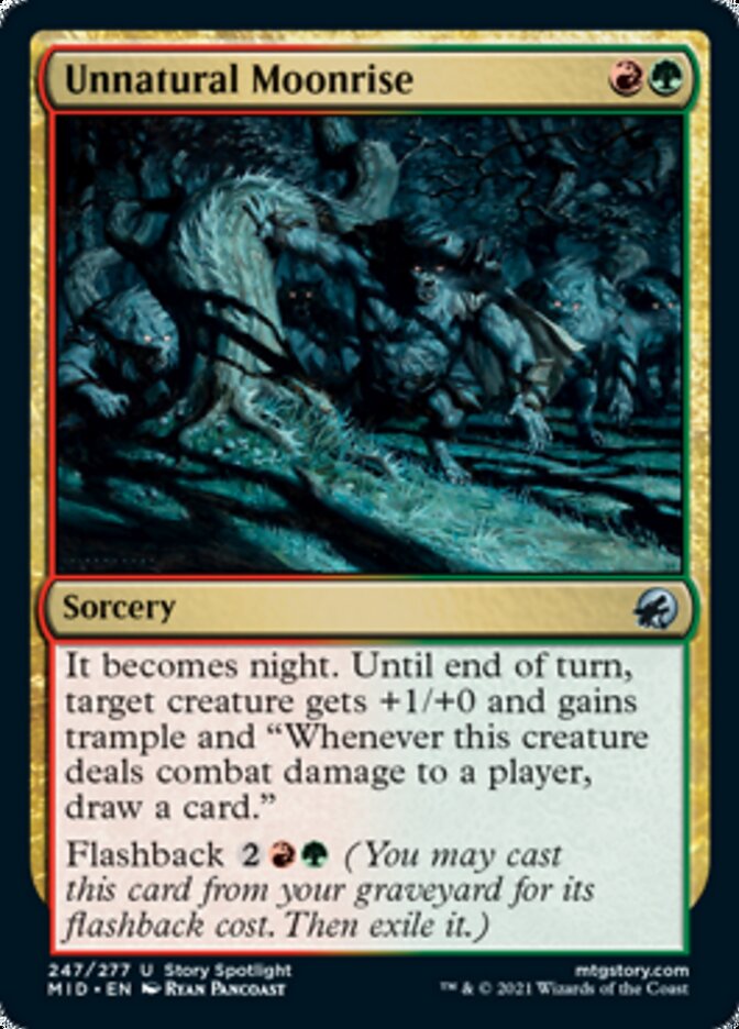 Unnatural Moonrise [Innistrad: Midnight Hunt] | Gear Gaming Fayetteville