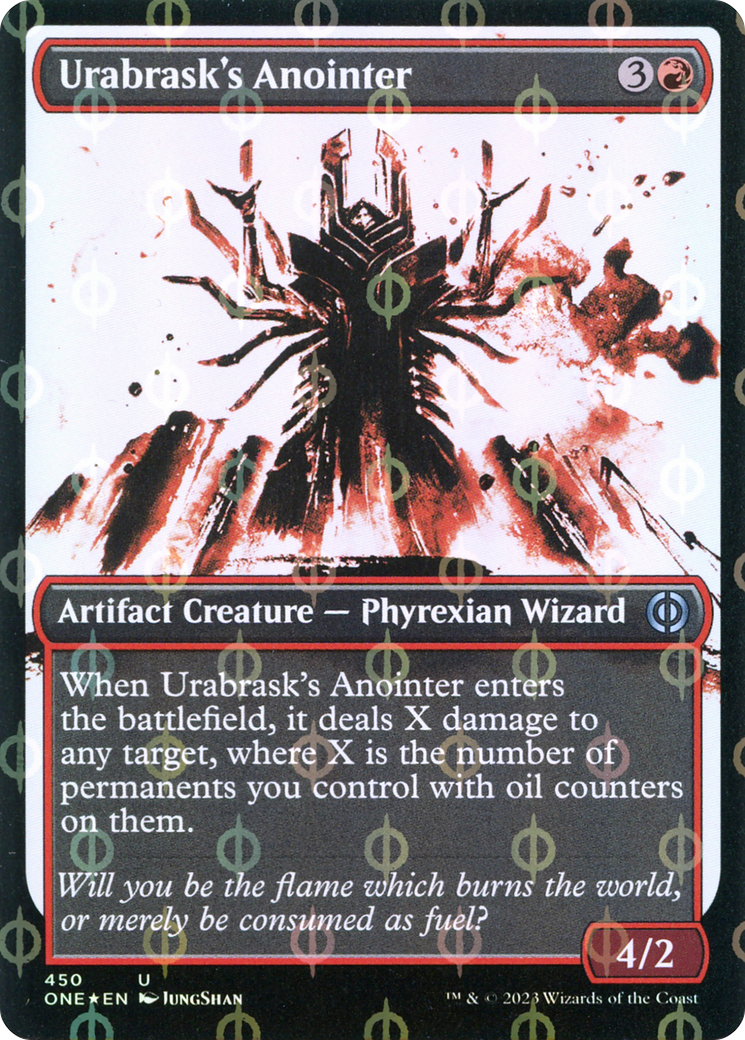 Urabrask's Anointer (Showcase Ichor Step-and-Compleat Foil) [Phyrexia: All Will Be One] | Gear Gaming Fayetteville