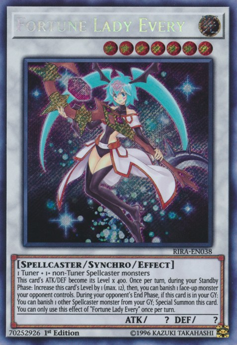 Fortune Lady Every [RIRA-EN038] Secret Rare | Gear Gaming Fayetteville