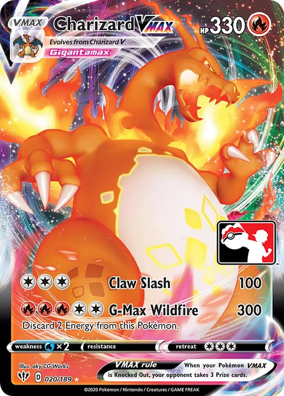 Charizard VMAX (020/189) [Prize Pack Series One] | Gear Gaming Fayetteville