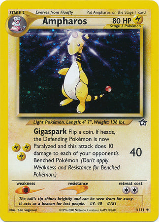 Ampharos (1/111) [Neo Genesis Unlimited] | Gear Gaming Fayetteville