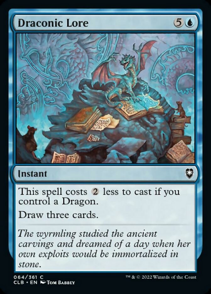 Draconic Lore [Commander Legends: Battle for Baldur's Gate] | Gear Gaming Fayetteville
