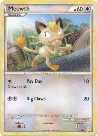 Meowth (4/30) [HeartGold & SoulSilver: Trainer Kit - Raichu] | Gear Gaming Fayetteville