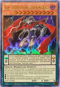 Go! - D/D/D Divine Zero King Rage [YA07-EN001] Ultra Rare | Gear Gaming Fayetteville