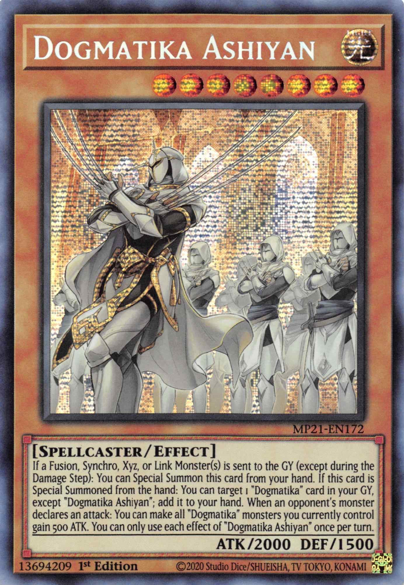 Dogmatika Ashiyan [MP21-EN172] Prismatic Secret Rare | Gear Gaming Fayetteville