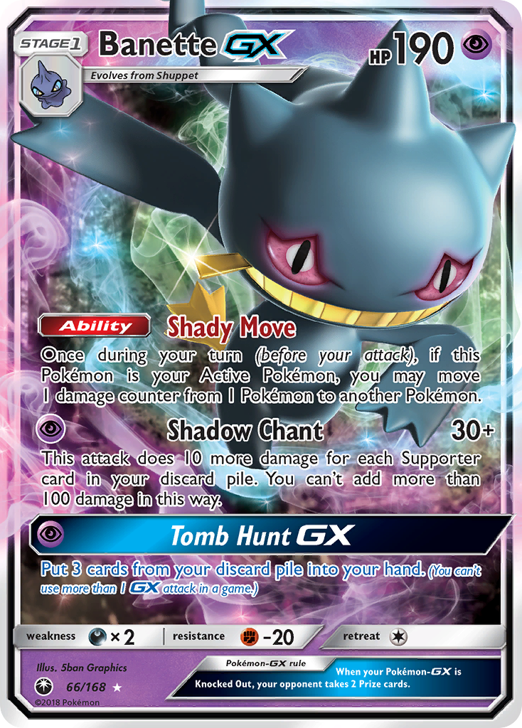 Banette GX (66/168) [Sun & Moon: Celestial Storm] | Gear Gaming Fayetteville