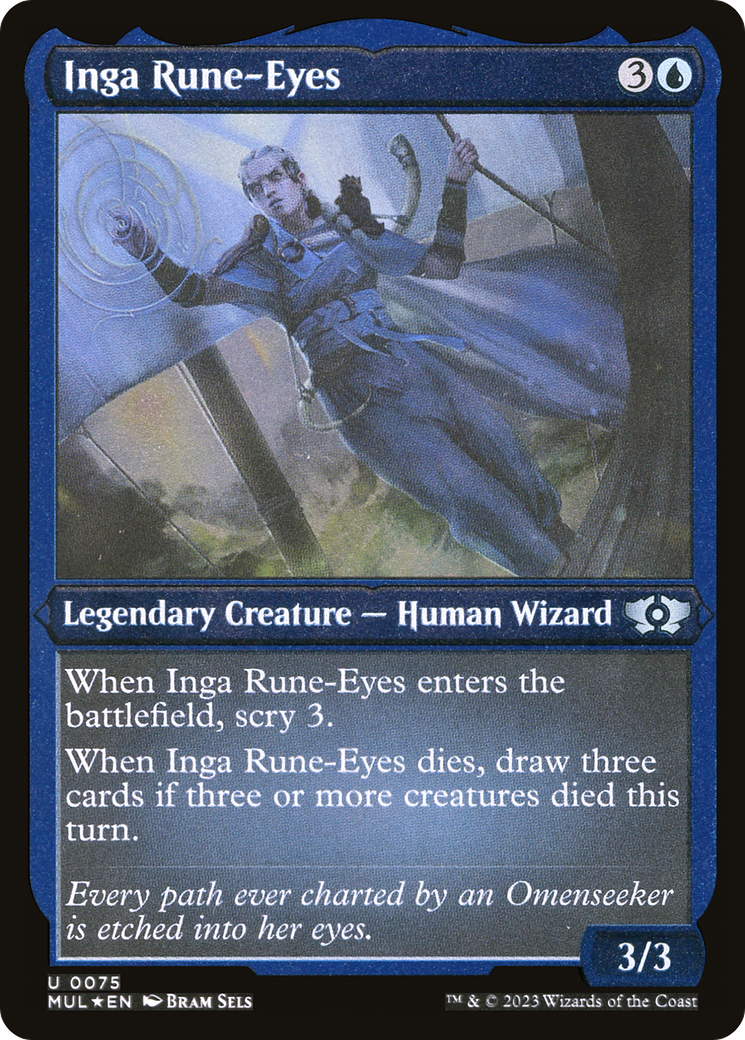 Inga Rune-Eyes (Foil Etched) [Multiverse Legends] | Gear Gaming Fayetteville