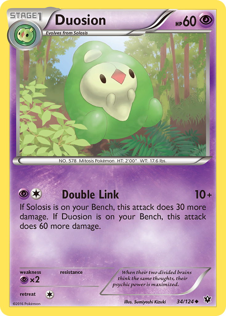 Duosion (34/124) [XY: Fates Collide] | Gear Gaming Fayetteville