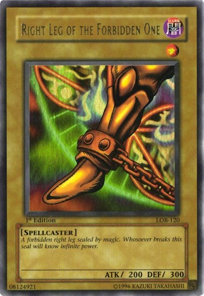 Right Leg of the Forbidden One [LOB-120] Ultra Rare | Gear Gaming Fayetteville