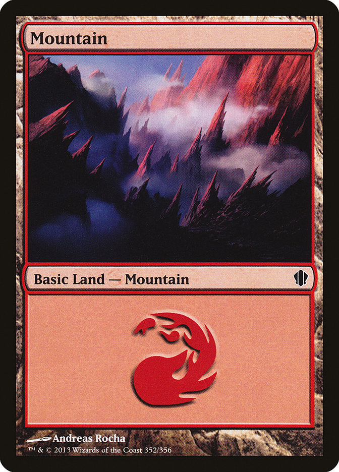 Mountain (352) [Commander 2013] | Gear Gaming Fayetteville
