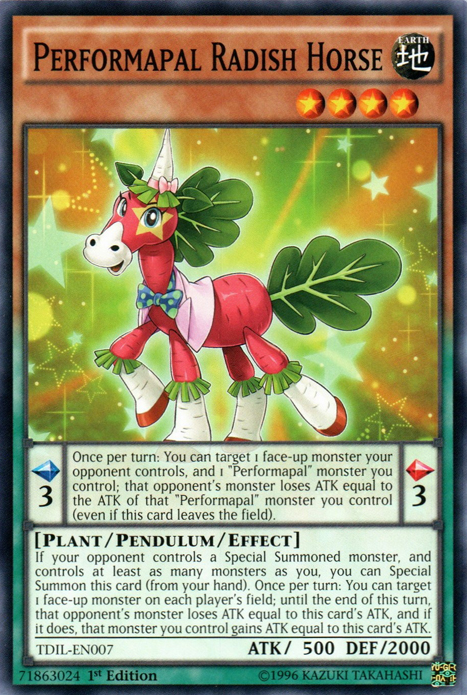 Performapal Radish Horse [TDIL-EN007] Common | Gear Gaming Fayetteville