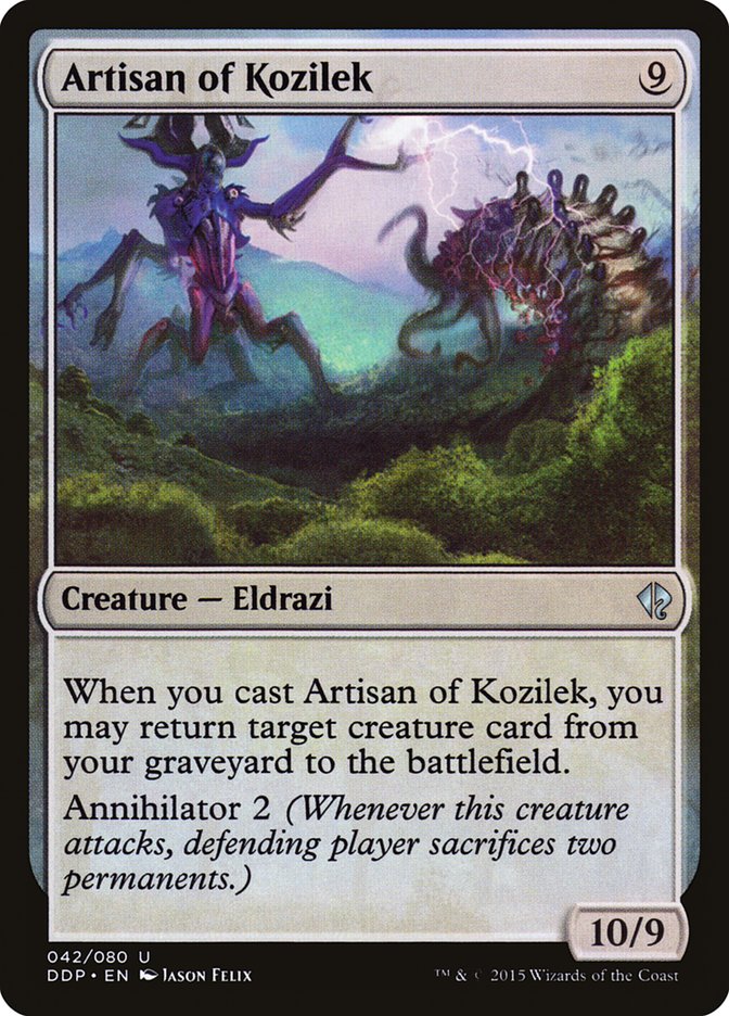 Artisan of Kozilek [Duel Decks: Zendikar vs. Eldrazi] | Gear Gaming Fayetteville