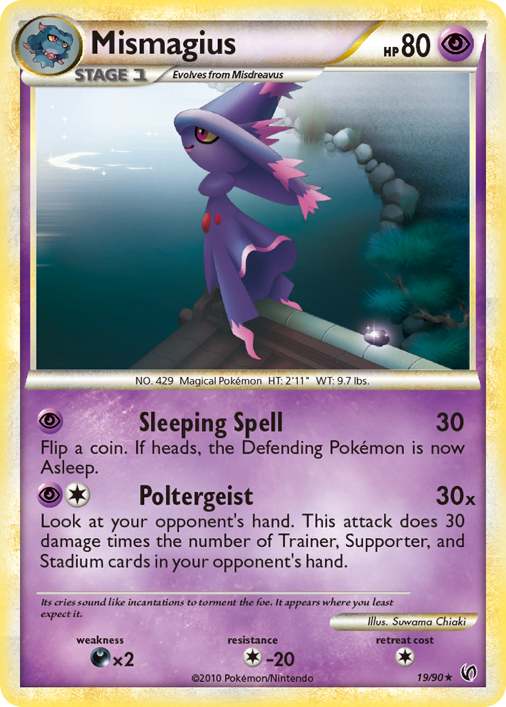 Mismagius (19/90) [HeartGold & SoulSilver: Undaunted] | Gear Gaming Fayetteville