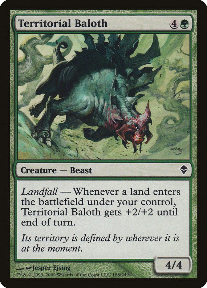 Territorial Baloth [Zendikar] | Gear Gaming Fayetteville