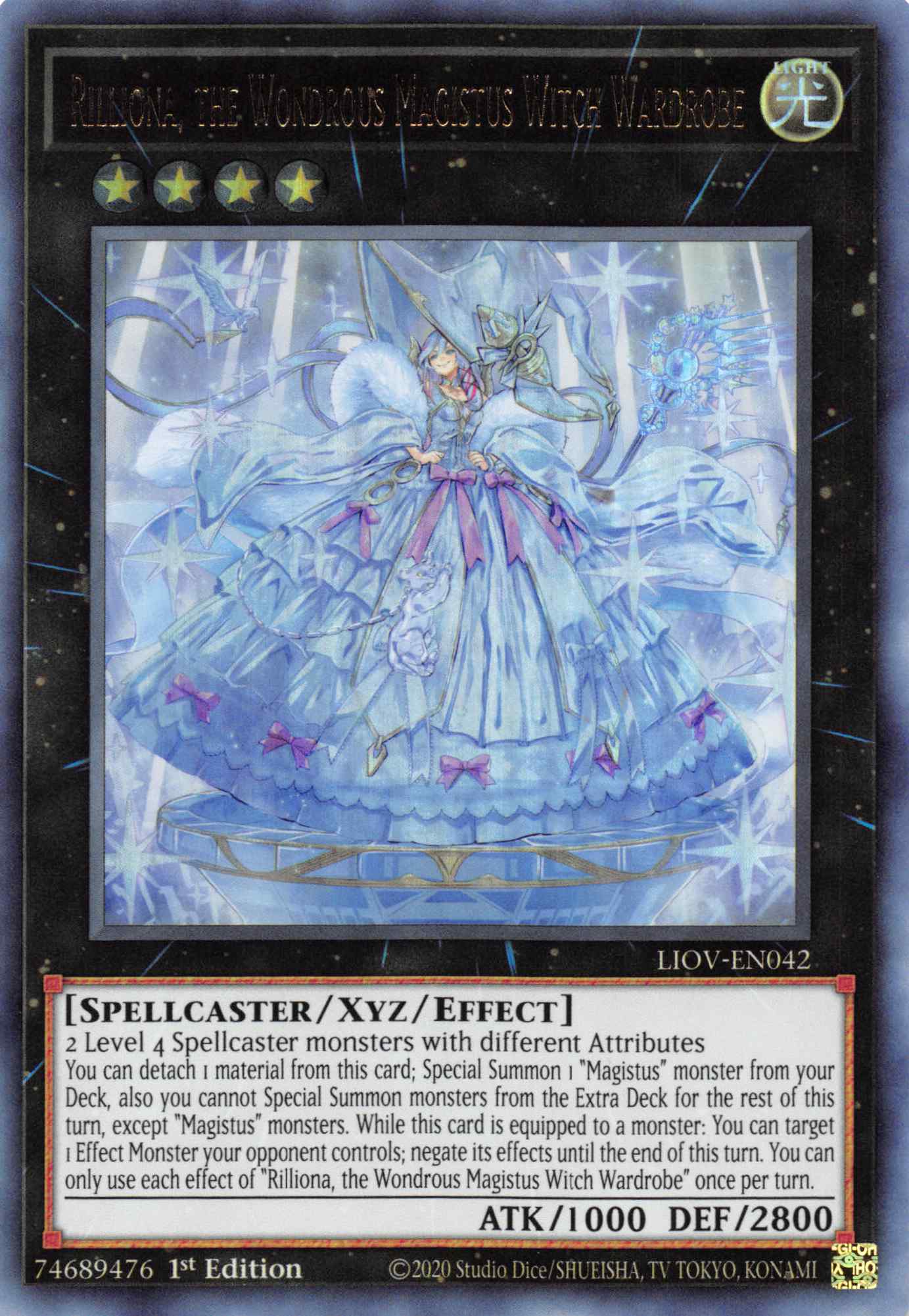 Rilliona, the Wondrous Magistus Witch Wardrobe [LIOV-EN042] Ultra Rare | Gear Gaming Fayetteville