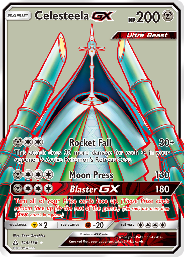 Celesteela GX (144/156) [Sun & Moon: Ultra Prism] | Gear Gaming Fayetteville