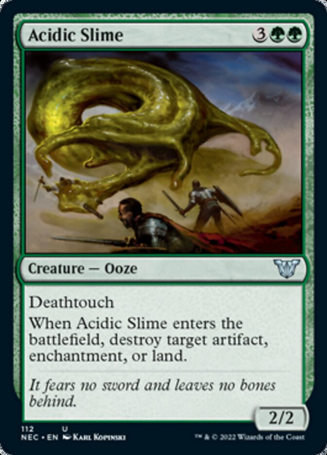 Acidic Slime [Kamigawa: Neon Dynasty Commander] | Gear Gaming Fayetteville