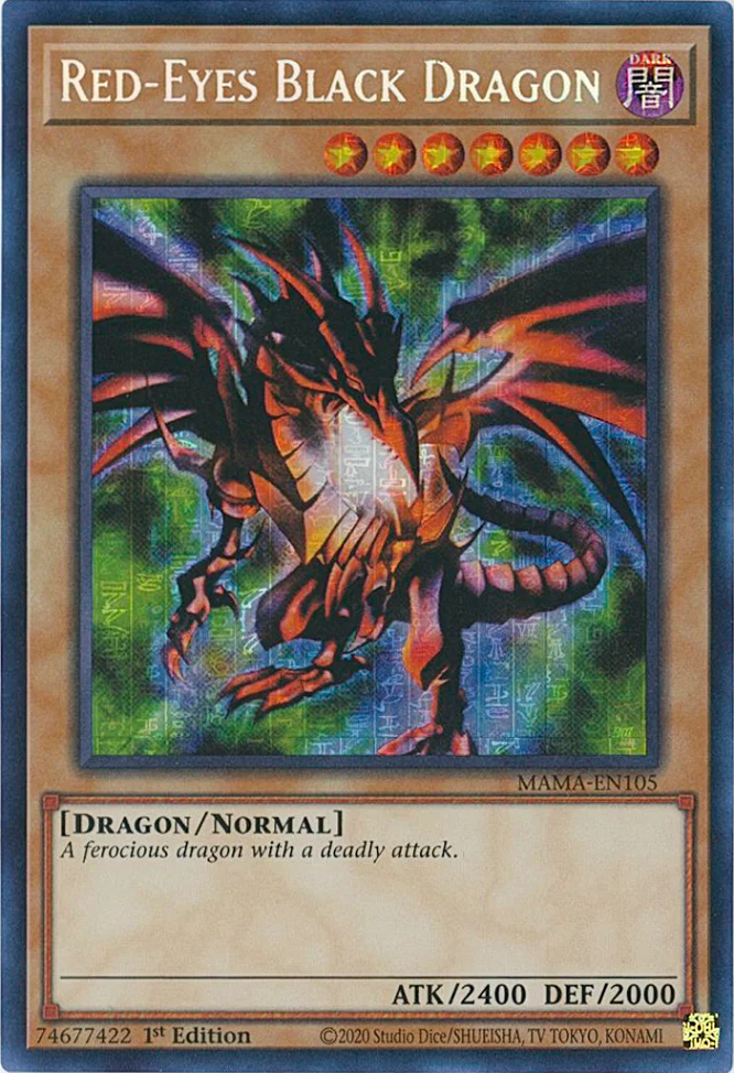 Red-Eyes Black Dragon [MAMA-EN105] Secret Pharaoh's Rare | Gear Gaming Fayetteville