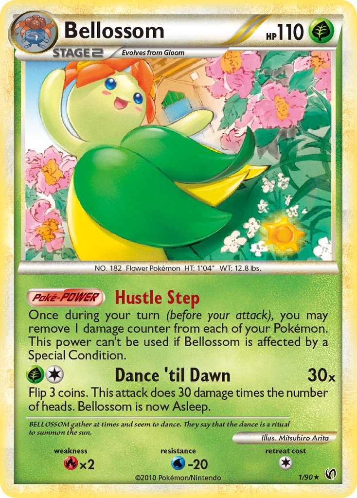 Bellossom (1/90) (Theme Deck Exclusive) [HeartGold & SoulSilver: Undaunted] | Gear Gaming Fayetteville