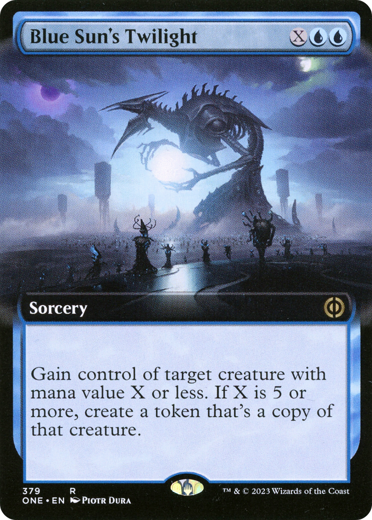 Blue Sun's Twilight (Extended Art) [Phyrexia: All Will Be One] | Gear Gaming Fayetteville